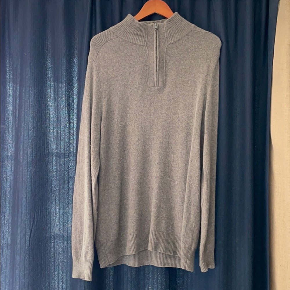 J Crew men’s quarter zip sweater